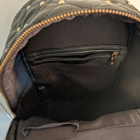 Badgley Mischka Diamond Quilted Backpack EUC - Picture 7 of 7